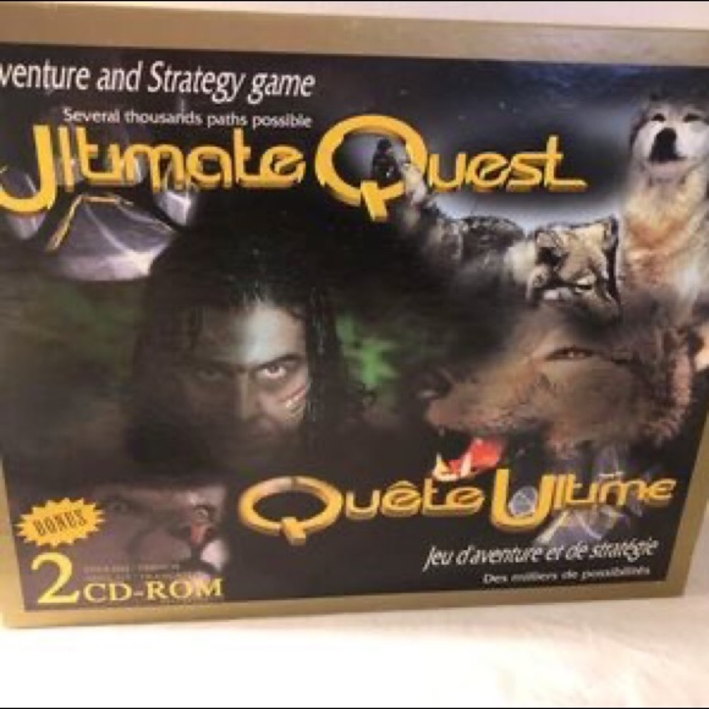 Ultimate Quest game only (no CD roms included )Adventure and Strategy game